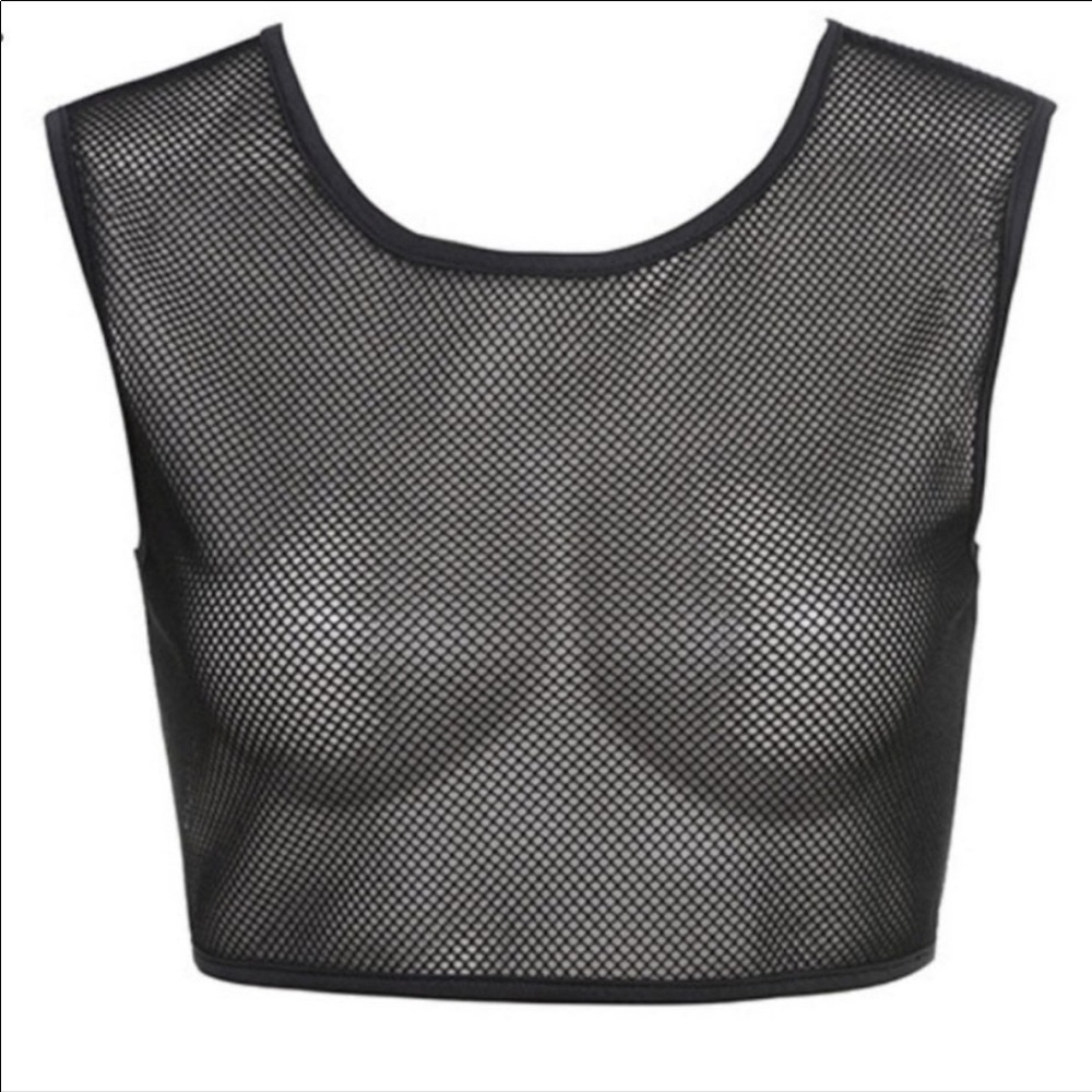Mesh Crop Top - Picture 6 of 9